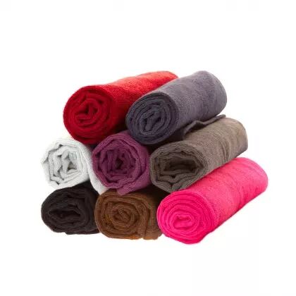 12 serviettes de coiffure ponge - Violet