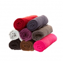 12 serviettes de coiffure éponge - Violet