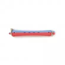 Bigoudis bi-color Tradition - 91 mm - bleu/rouge