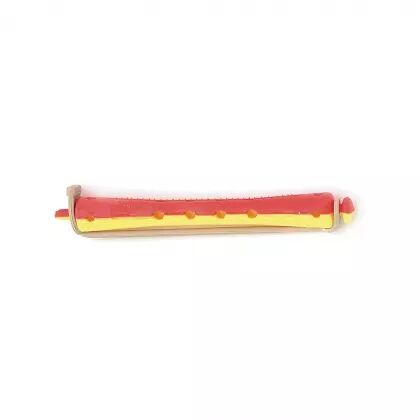 Bigoudis bi-color Tradition - 91 mm - jaune/rouge