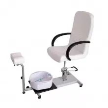 FAUTEUIL PEDICURE ASTRA BLANC