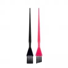 Lot de 2 Pinceaux Coloration Précision Noir & Rose