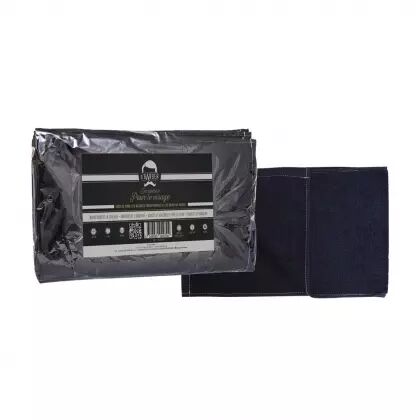 Lot de 6 serviettes noires