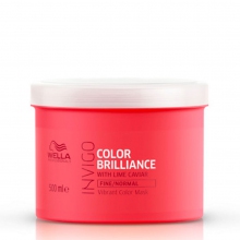 Masque Color Brilliance, cheveux fins et normaux Invigo - Wella Professionals - 500 ml