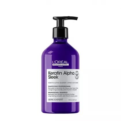 Shampooing disciplinant Keratin Alpha Sleek Serie Expert