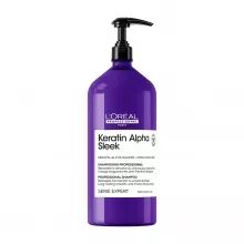 Shampooing disciplinant Keratin Alpha Sleek Serie Expert
