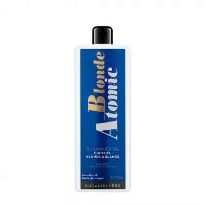 Shampooing pour cheveux blonds et blancs Blonde Atomic - Ducastel Pro - 500 ml