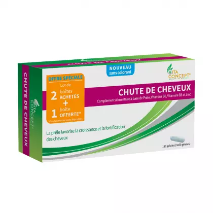 Vita Nature Gelules Chute de Cheveux 2+1 offerte